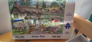 House Of Puzzles. Big 500 Pcs Jigsaw Puzzle. 'Green Man' - Picture 1 of 3