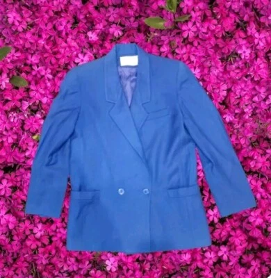 复古 Christian Dior 女式羊毛西装外套 12 码 — 第 1/4 张图片