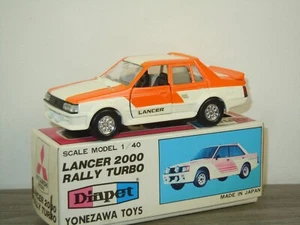 Mitsubishi Lancer 2000 Rally - Diapet Yonezawa G-134 Japan 1:40 - in Box *66249 - Imagen 1 de 6