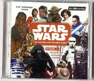 STAR WARS SAGA, Episode 1 - 8, (2CD's), für Kinder erzählt, Hörspiel NEU OVP - Imagen 1 de 2