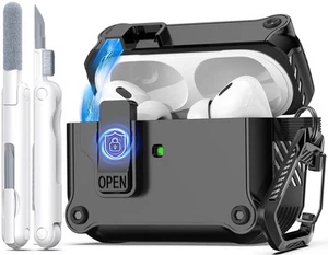 Compatible avec AirPods Pro 2 gen Auto Pop-up Cover avec kit de Nettoyage pou... - Photo 1 sur 8