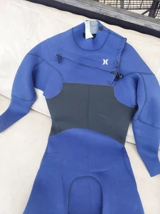 HURLEY ADVANTAGE PLUS 3/2 MEN SURFING FULLSUIT BLUE NAVY SZ LT LARGE TALL - Picture 1 of 22