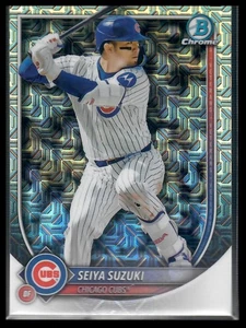 2025 Bowman Chrome #60 Seiya Suzuki Mojo Refractor Chicago Cubs - Bild 1 von 2