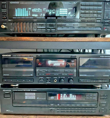 Reproductor de CD Kenwood modelo #DP-M5540 probado cartucho de 6 discos - sin control remoto Foto 1 de 4