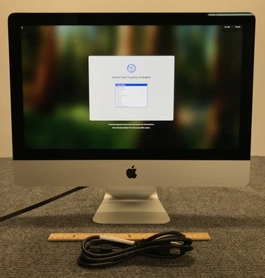 Apple iMac A2116 MRT42LL/A 2019 4K 21.5" AIO i5-8500 8GB RAM 1TB HDD + 32GB SSD - Image 1 of 4