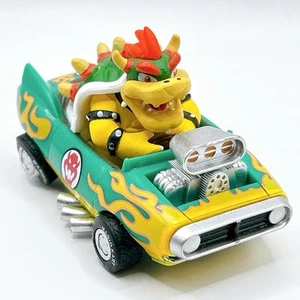 Mario Kart Bowser Super Mario Bros. Mini figura de juguete de coche retroceso Japón muy rara - Imagen 1 de 12