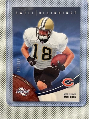 2006 UD Sweet Spot #182 Mike Hass Rookie Card #d /699 Bears - Image 1 of 2