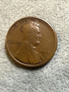 1915 D VG F Lincoln Wheat Cent Penny 1C Coin Low Mintage Date 24 - Bild 1 von 10