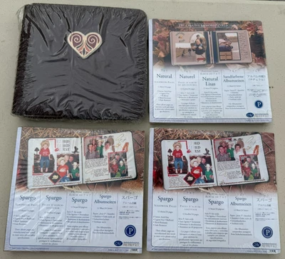 Creative Memories 7x7 Corazón Marrón Libro de Recortes Conjunto de Cubierta Álbum con Páginas de Recarga NUEVO Foto 1 de 3