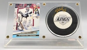 ROBB STAUBER Autographed Signed Los Angeles Kings Hockey Puck - Picture 1 of 2