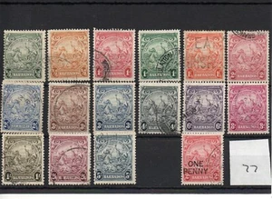 Barbados (77) George V1 1938 - selection definitives - used - SG Cat £30 - Picture 1 of 1