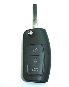 Auto Klapp Schlüssel Autoschlüssel Gehäuse für FORD Fiesta C-Max S Max 3 T