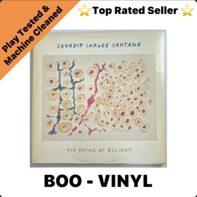 Devadip Carlos Santana* - The Swing Of Delight 2xLP Vinyl Records EX / VG + - Image 1 of 4