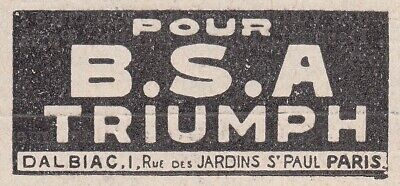 V5640 Triumph - B. S. A 1930 Vintage Advertising - Publicidad Época • 4.19€