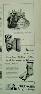 Hartmann 1939 armario maletero equipaje Shermund arte anuncio vintage - Imagen 1 de 1