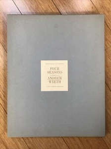 1962 Andrew Wyeth "Four Seasons" 10 Art Prints In Original Folio W/Cardboard Box - Picture 1 of 15