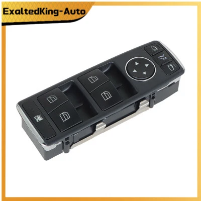 Interruptor maestro de ventana negro apto para Mercedes-Benz CLA250 CLA45 AMG GLA250 13-19 Foto 1 de 4
