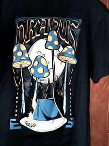 T-Shirt Herren Dravus schwarz kurzarm Pilz Camping Reisen doppelseitig - Bild 1 von 11