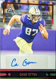 Autographed Cade Otton Washington Huskies 2021 Leaf Power Pro-Set 2/99  BA-CO2 - Picture 1 of 2