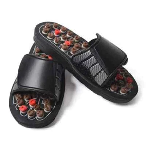 Akupunkt Massage Hausschuhe Therapie Fußmassagegerät Schuhe Füße Flip Flop Gesund Neu - Bild 1 von 32