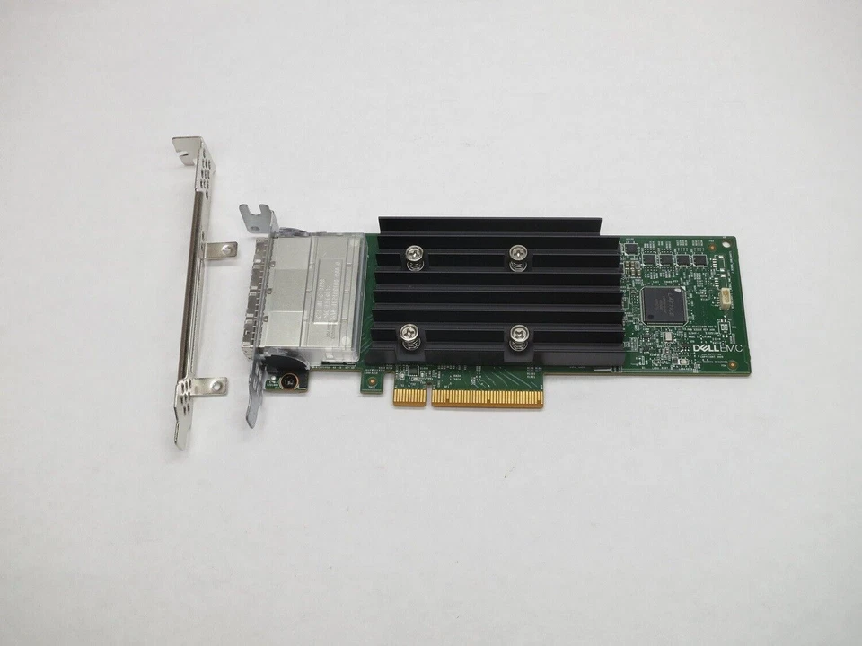 Dell HBA355e Hot Bus Adapter Card w/Low & High Profile Bracket 38T13 M0NKH 6CDMK - Image 1 of 2
