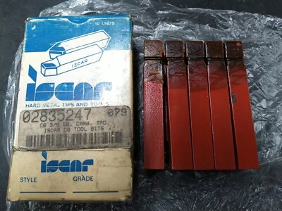 (Box of 10) Iscar C6 Carbide-Tipped Lathe Tool 3/8" Sqaure IC50 - Image 1 of 3