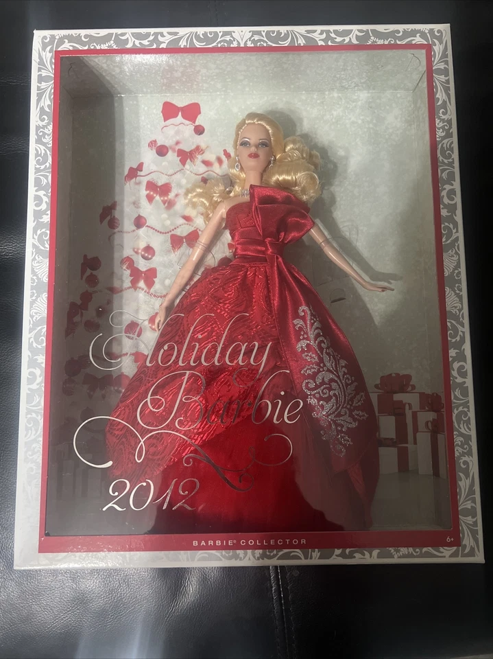 2012 Holiday Barbie Collector W3465 Blonde Red Gown NRFB