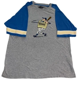 Milwaukee Brewers "BARRELMAN" Women’s XL Tee T-Shirt Red Jacket MLB RARE HTF - Picture 1 of 10