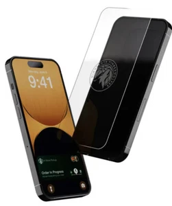 Disappearing Logo Screen Protector iPhone 14 Pro Max Timberwolves NBA - Picture 1 of 5