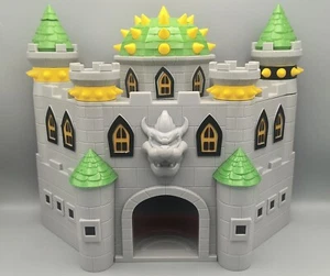 Nintendo Super Mario Bros Deluxe Playset BOWSER'S CASTLE JAKKS W/ Princess Peach - Picture 1 of 10