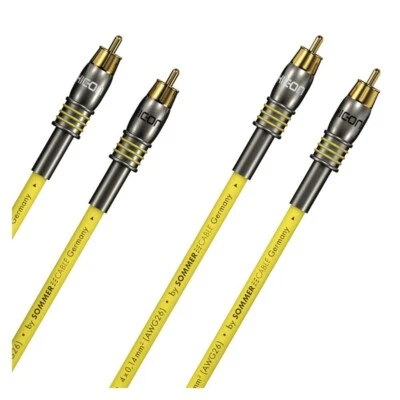 Sommer Cable Cinchkabel RCA Kabel Hicon Cinch Stecker Epilogue EP3F Paar