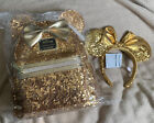 Loungefly Disney Sequin Minnie Mini Backpack   Yellow Gold W Matching Ears Nwt