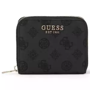 NEW GUESS Wallet LAUREL Female Grey-black - SWPG8500370CHG - Picture 1 of 3