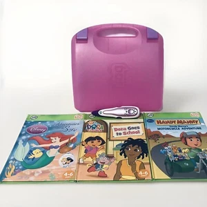 LEAP FROG Tag Reading System w/carrying case and 3 activity storybooks - Picture 1 of 12