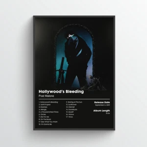 Post Malone Hollywood's Bloeding Album Poster - Bild 1 von 2