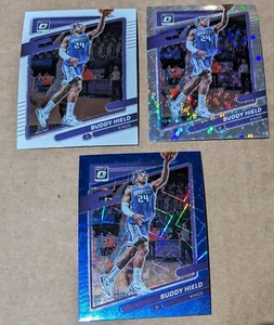 Buddy Hield 2021-22 Optic Parallel Lot- Base, Silver Fast Break, And Blue Laser - Picture 1 of 2
