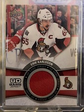 2015-16 Upper Deck UD Game Jersey GJ-KA Erik Karlsson Ottawa Senators