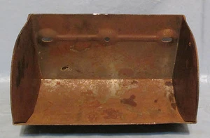 Vintage Industrial Machine Age Rusty Steel Grain Cup Garden Decor Steampunk Art - Picture 1 of 4