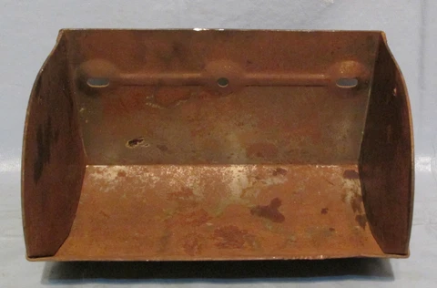 Vintage Industrial Machine Age Rusty Steel Grain Cup Garden Decor Steampunk Art Cover