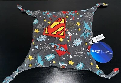 NOVO Little Sleepies Liga da Justiça Cinza Superman Lovey - Imagem 1 de 4