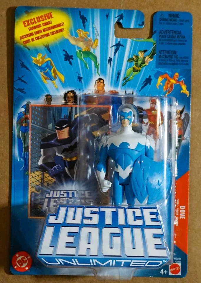Justice League Unlimited JLU Action Figure Dove Mattel DC Comics 2005
