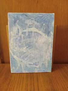 "AQUA STORM" Original Hand Painted Canvas *One Of A Kind* By Rebekah - Picture 1 of 4