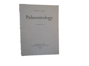 Palaeontology Magazine  Volume 13   Part 3, October 1970. Pages 335-510. - Picture 1 of 2