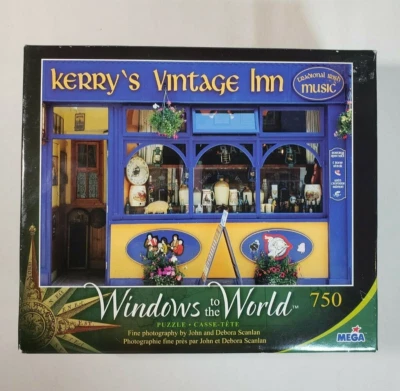 NEW KERRY'S IRISH VINTAGE INN PUB 750 Piece Puzzle Windows To The World SEALED - Image 1 of 4