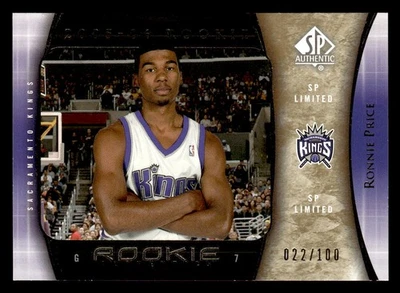 2005-06 SP Authentic #133 Ronnie Price Rookie Limited #d 22/100! KINGS - Image 1 of 2