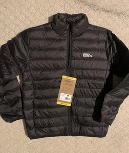 Eddie Bauer Boys Packable Down 650 Jacket Black Medium (7/8) Down Coat Puffer - Picture 1 of 5