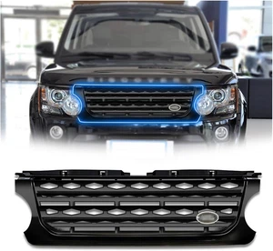 For LR Discovery 4 LR4 2010-2013 upgrade 2014+ Front Grille Bumper Mesh Vent - Picture 1 of 6
