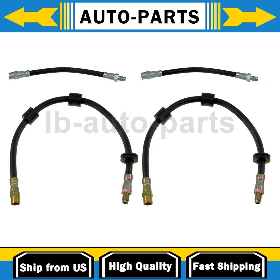 Manguera de freno delantera trasera Dorman 4x para BMW 840Ci 1994-1995 BMW 850Ci 1993-1994 Foto 1 de 4