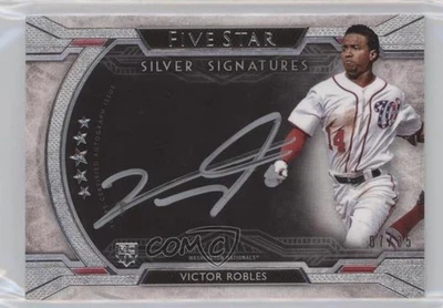 2018 Topps Five Star Silver Signatures /35 Victor Robles #FFSS-VR Rookie Auto RC - Image 1 of 2
