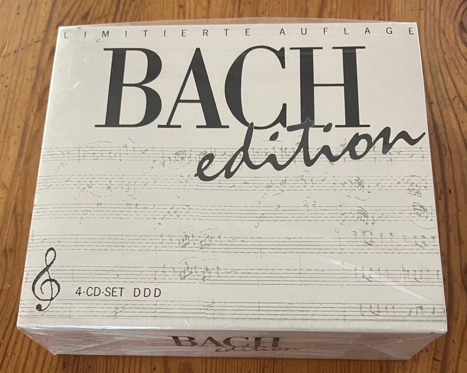 Bach Edition - Johann Sebastian Bach,  4 CDs Set originalverpackt - Bild 1 von 2